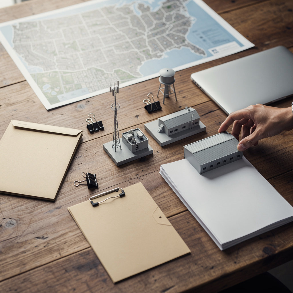 TowerPoint comprehensive wireless infrastructure asset portfolio including towers, rooftops, fiber sites, and edge data centers